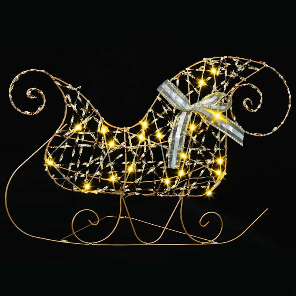 LED Rendieren met 40 LED 5 pcs Goud PET