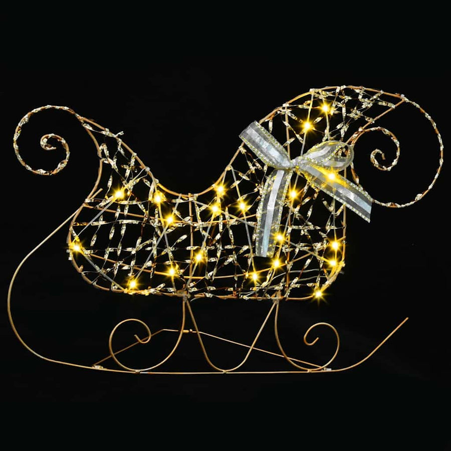 LED Rendieren met 40 LED 5 pcs Goud PET