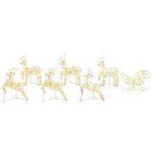 LED Rendieren met 40 LED 7 pcs Goud PET