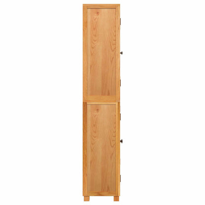 Opslagmeubel Set met opslag met de deur Bruin Bewerkt hout