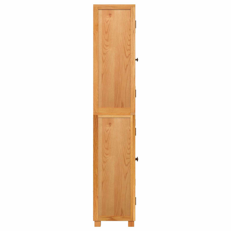 Opslagmeubel Set met opslag met de deur Bruin Bewerkt hout
