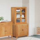 Storage cabinet set with storage with the door Brown Engineered wood