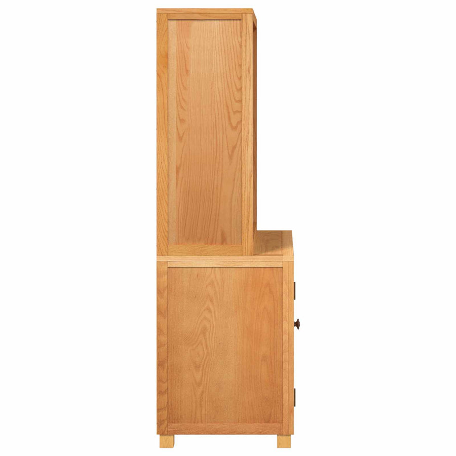 Opslagmeubel Set met opslag met de deur Bruin Bewerkt hout