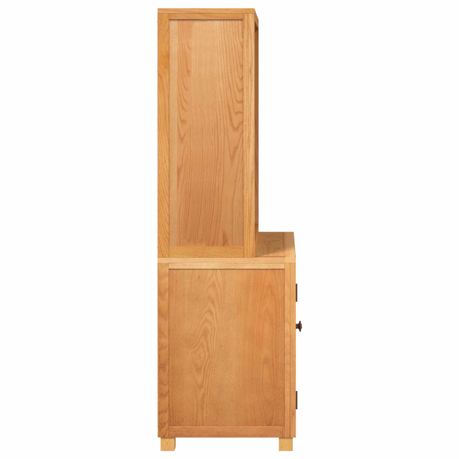 Opslagmeubel Set met lade met opslag Bruin Bewerkt hout