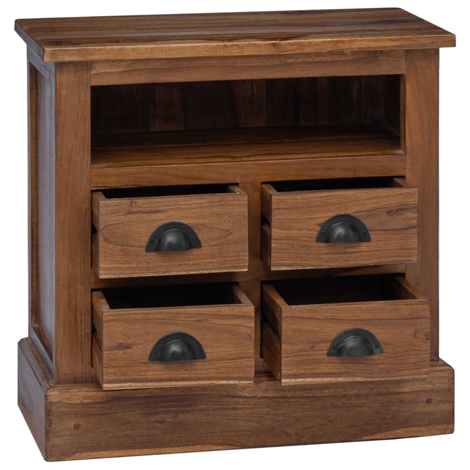 Opbergkast met lade Bruin 60 x 30 x 60 cm Massief Teakhout
