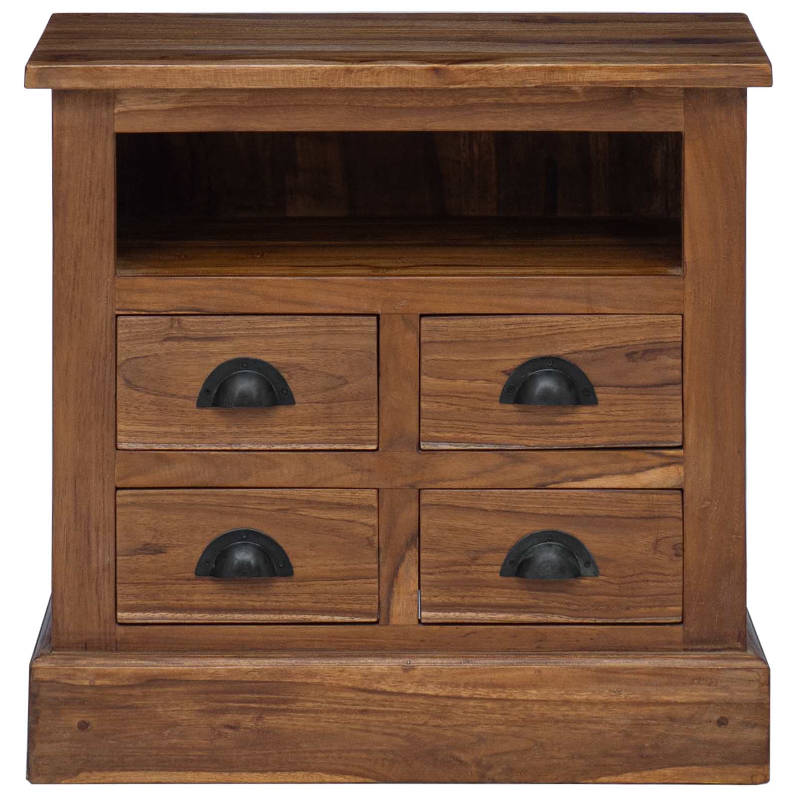 Opbergkast met lade Bruin 60 x 30 x 60 cm Massief Teakhout