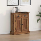 Storage Cabinet with Drawer Natural 65 x 30 x 75 cm Solid Teak