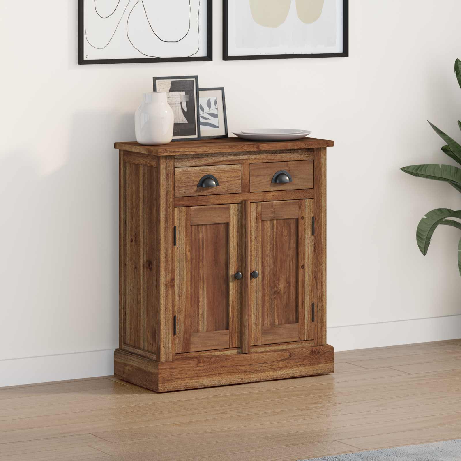 Opbergkast met lade Bruin 65 x 30 x 75 cm Massief Teakhout