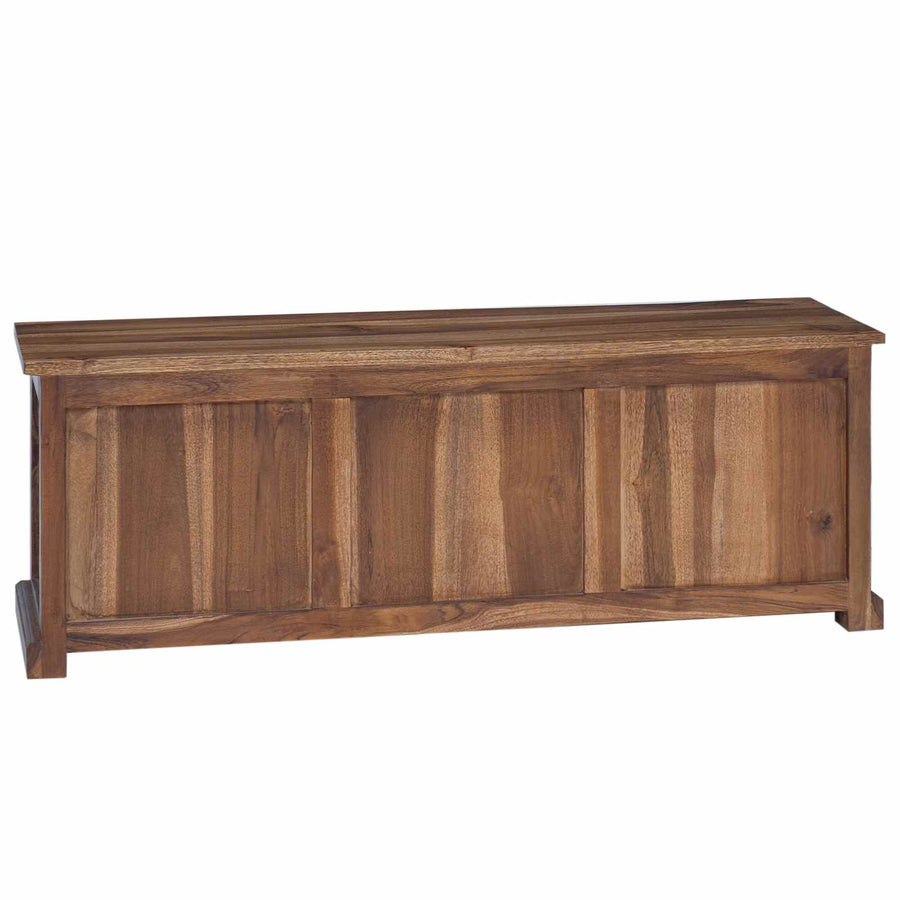 TV-standaard met lade Bruin 110 x 30 x 40 cm Massief Teakhout