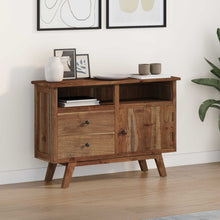 Dressoir met lade Bruin 100 x 30 x 68 cm Massief Teakhout
