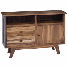 Dressoir met lade Bruin 100 x 30 x 68 cm Massief Teakhout