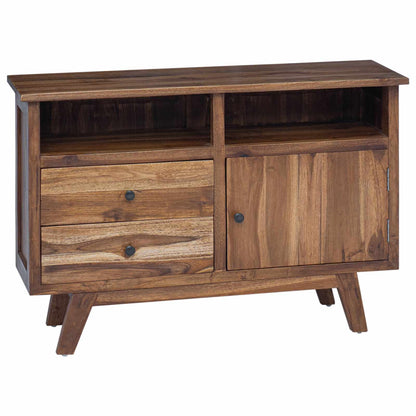 Dressoir met lade Bruin 100 x 30 x 68 cm Massief Teakhout