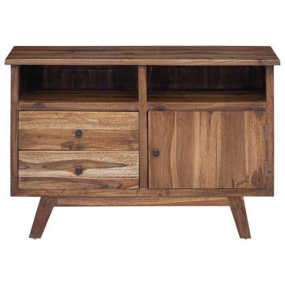 Dressoir met lade Bruin 100 x 30 x 68 cm Massief Teakhout