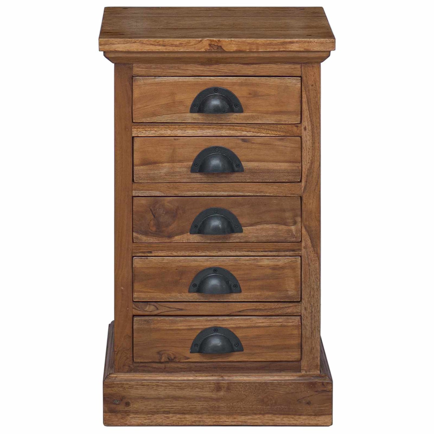 Ladekast met lade Bruin 35,5 x 29,5 x 60 cm Massief Teakhout