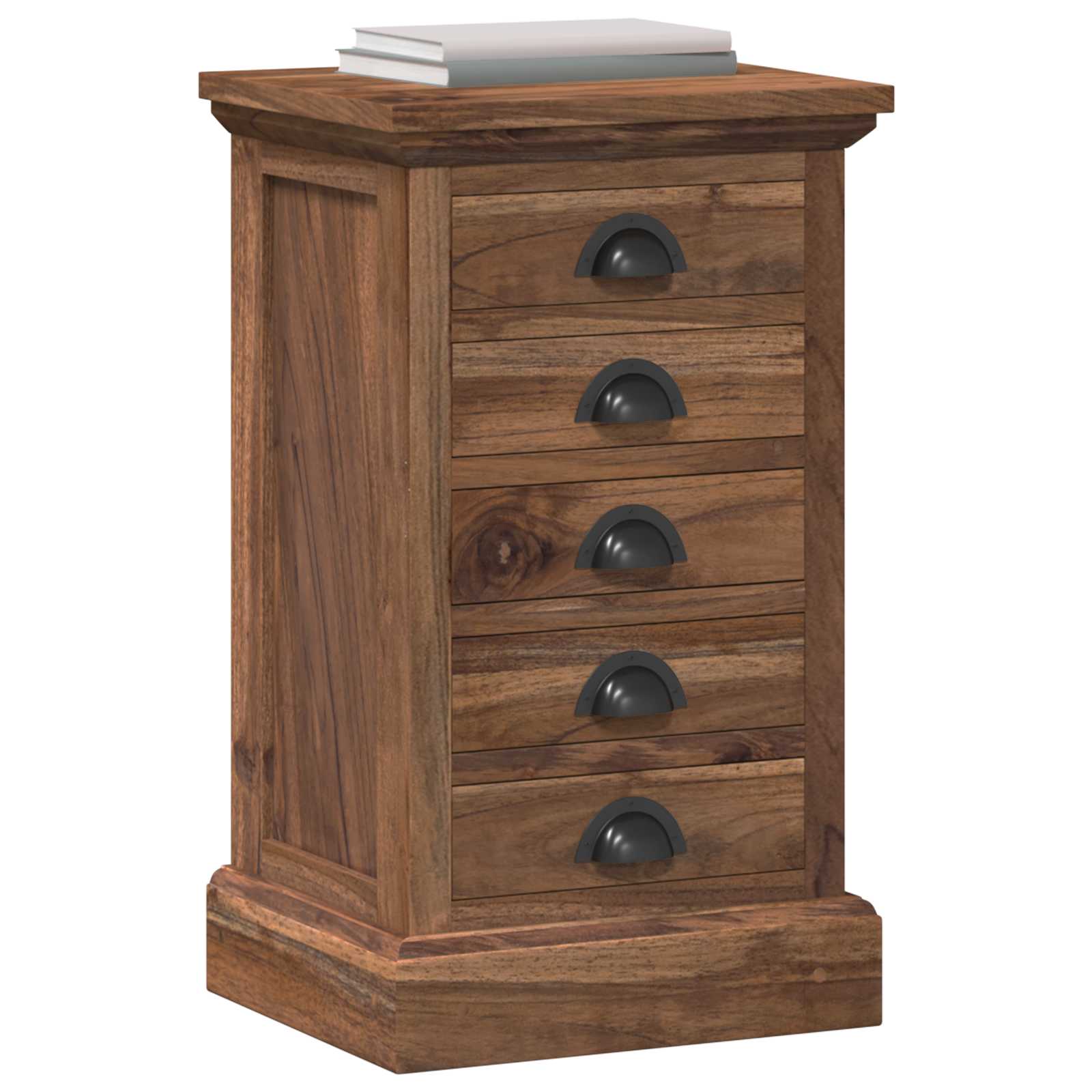 Ladekast met lade Bruin 35,5 x 29,5 x 60 cm Massief Teakhout