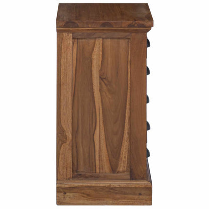 Ladekast met lade Bruin 35,5 x 29,5 x 60 cm Massief Teakhout