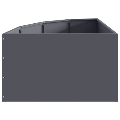 Hoek Plantbak Antraciet 60 x 60 x 35 cm Staal