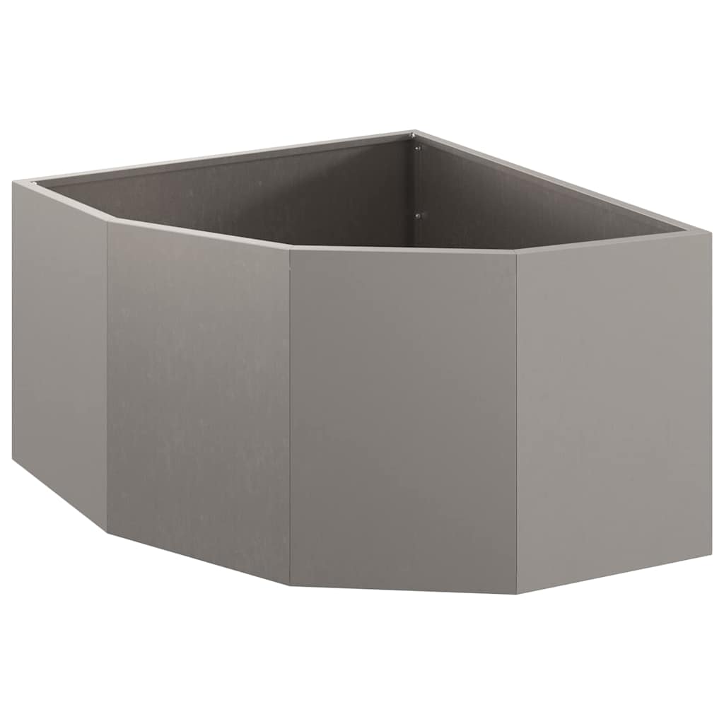 Hoek Plantbak Roestig 60 x 60 x 35 cm