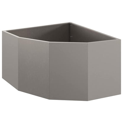 Hoek Plantbak Roestig 60 x 60 x 35 cm
