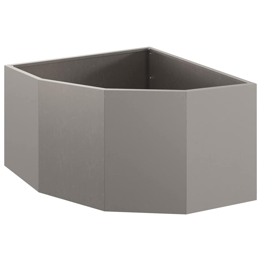 Hoek Plantbak Roestig 60 x 60 x 35 cm