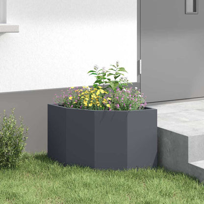 Hoek Plantbak Antraciet 45 x 45 x 35 cm Staal