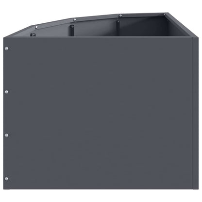 Hoek Plantbak Antraciet 45 x 45 x 35 cm Staal