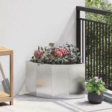 Hoek Plantbak Zilver 45 x 45 x 35 cm Roestvrij staal