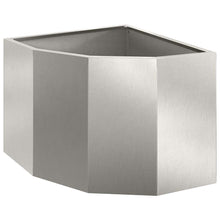 Hoek Plantbak Zilver 45 x 45 x 35 cm Roestvrij staal