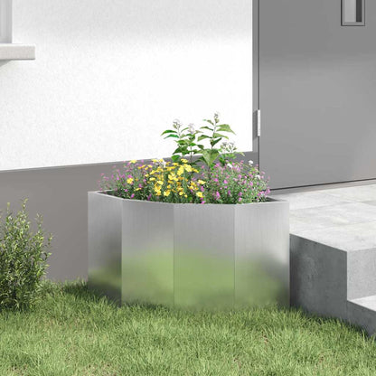 Hoek Plantbak Zilver 45 x 45 x 35 cm Gegalvaniseerd staal