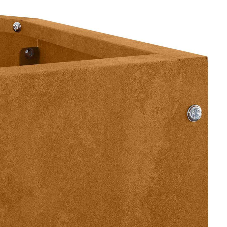 Hoek Plantbak Roestig 45 x 45 x 35 cm Cortenstaal
