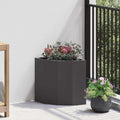 Hoek Plantbak Zwart 30 x 30 x 35 cm Staal
