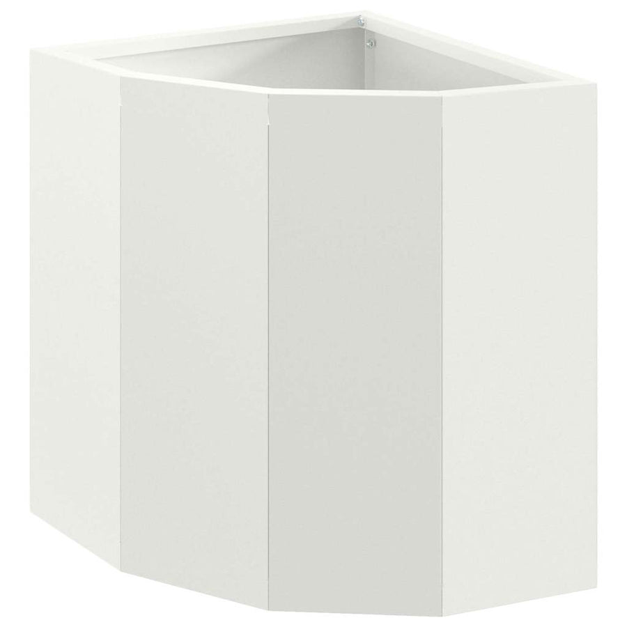 Hoek Plantbak Wit 30 x 30 x 35 cm Staal