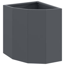 Hoek Plantbak Antraciet 30 x 30 x 35 cm Staal