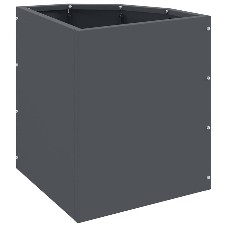 Hoek Plantbak Antraciet 30 x 30 x 35 cm Staal