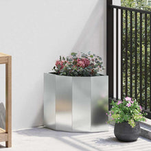 Hoek Plantbak Zilver 30 x 30 x 35 cm Gegalvaniseerd staal