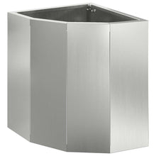 Hoek Plantbak Zilver 30 x 30 x 35 cm Gegalvaniseerd staal