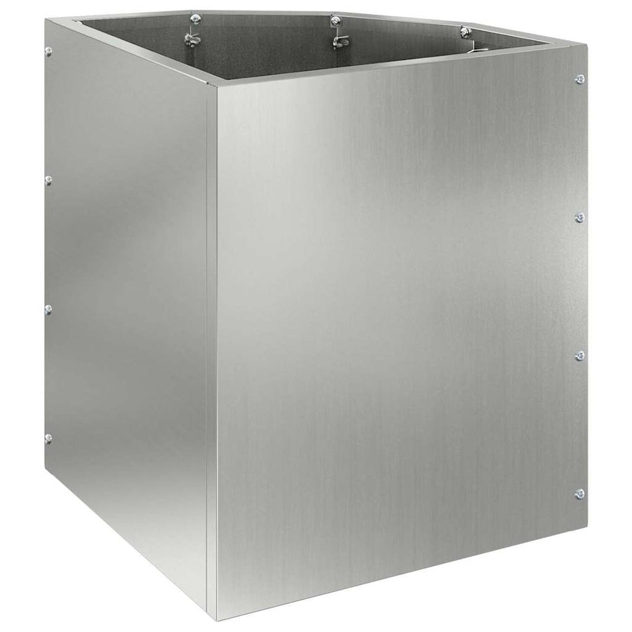 Hoek Plantbak Zilver 30 x 30 x 35 cm Gegalvaniseerd staal