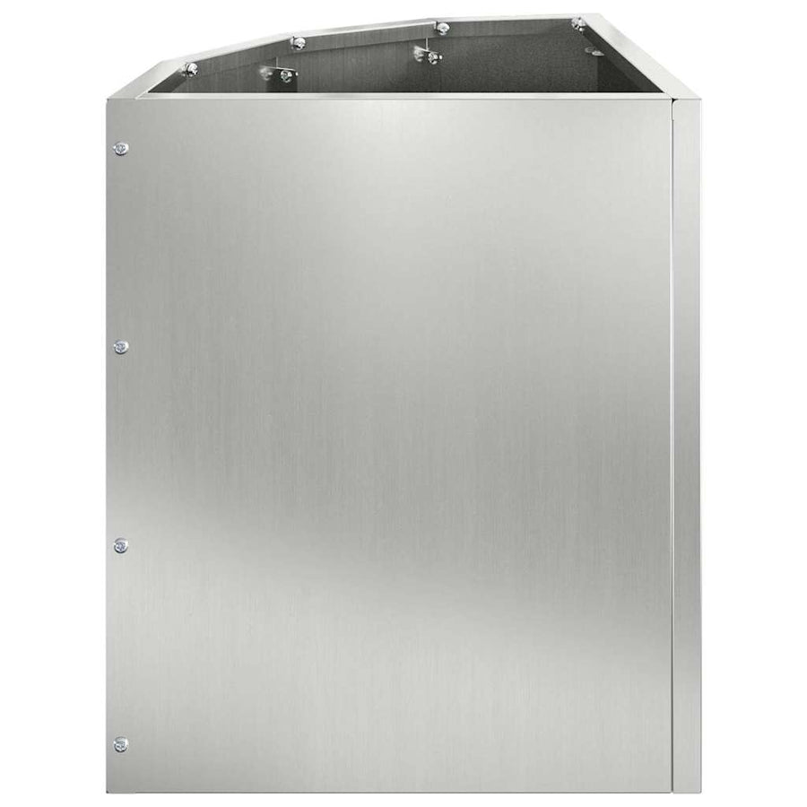 Hoek Plantbak Zilver 30 x 30 x 35 cm Gegalvaniseerd staal