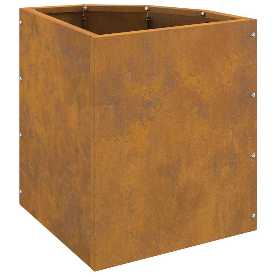 Hoek Plantbak Roestig 30 x 30 x 35 cm Cortenstaal