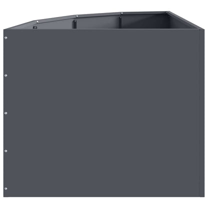 Hoek Plantbak Antraciet 60 x 60 x 50 cm Staal