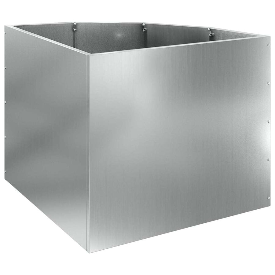 Hoek Plantbak Zilver 60 x 60 x 50 cm Gegalvaniseerd staal