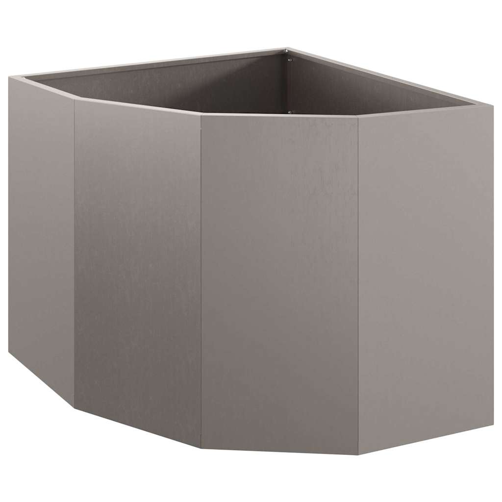 Hoek Plantbak Roestig 60 x 60 x 50 cm