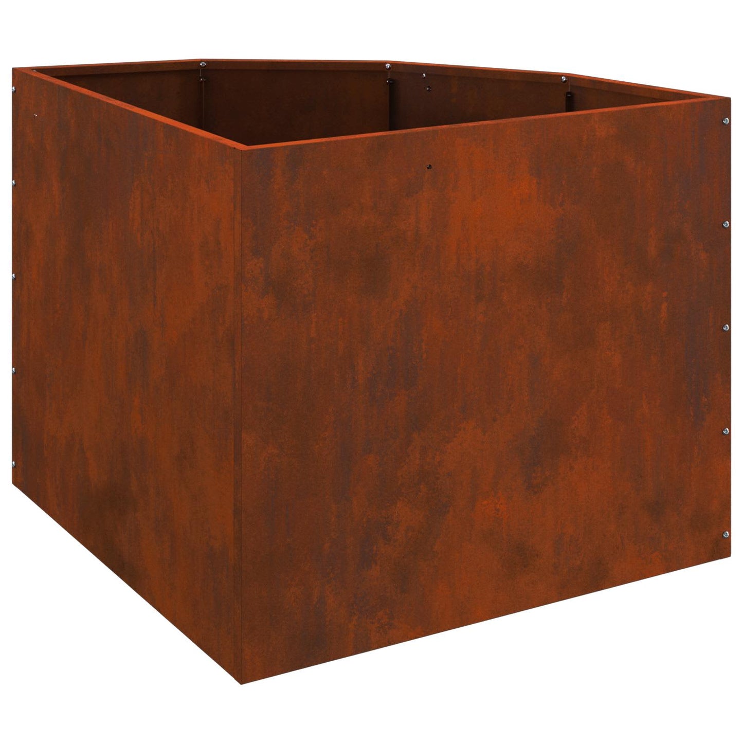 Hoek Plantbak Roestig 60 x 60 x 50 cm