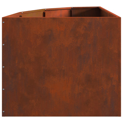 Hoek Plantbak Roestig 60 x 60 x 50 cm