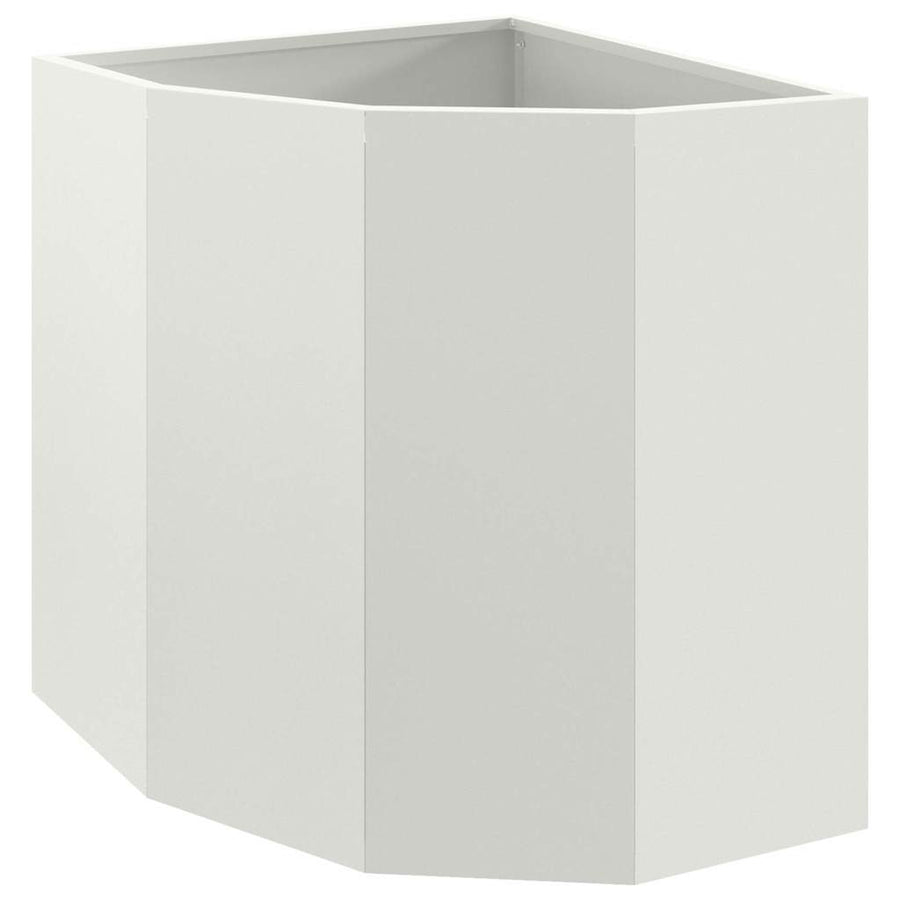 Hoek Plantbak Wit 45 x 45 x 50 cm Staal