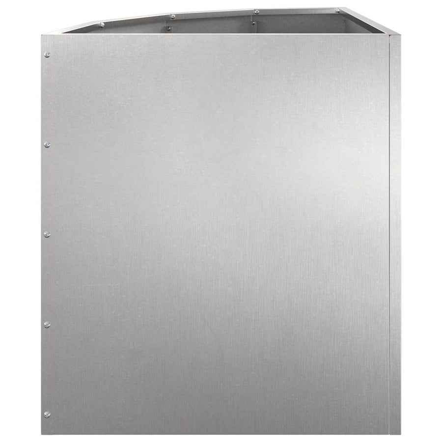 Hoek Plantbak Zilver 45 x 45 x 50 cm Roestvrij staal