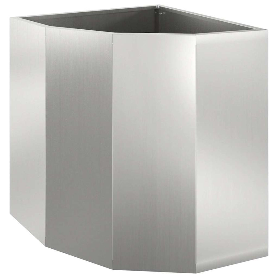 Hoek Plantbak Zilver 45 x 45 x 50 cm Gegalvaniseerd staal