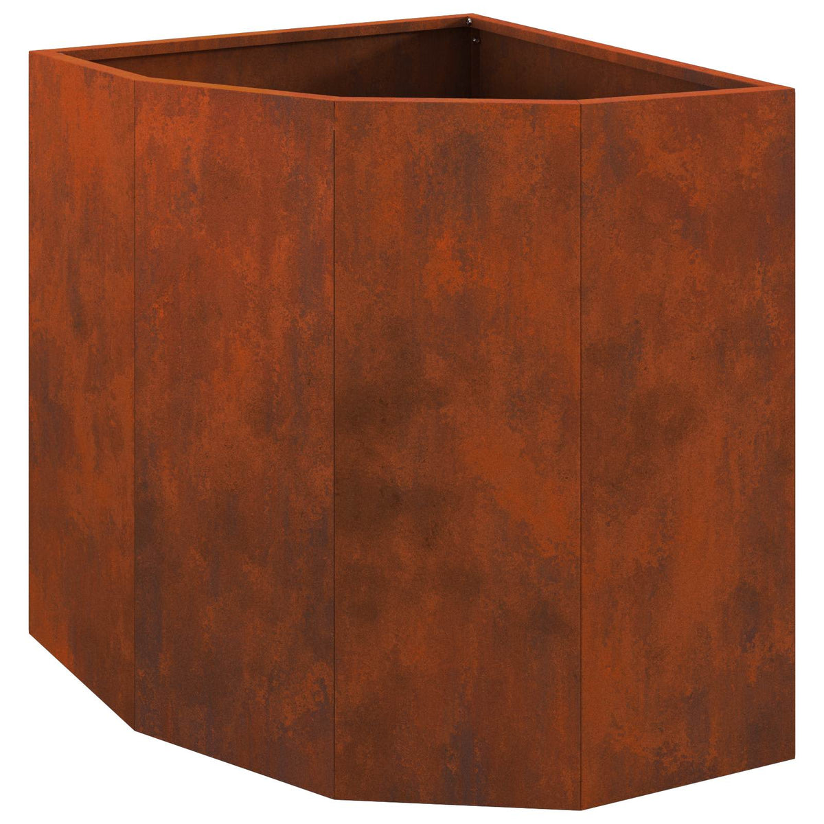 Hoek Plantbak Roestig 45 x 45 x 50 cm