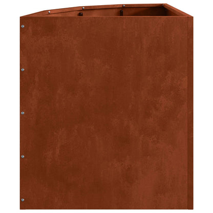 Hoek Plantbak Roestig 45 x 45 x 50 cm