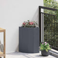 Hoek Plantbak Antraciet 30 x 30 x 50 cm Staal